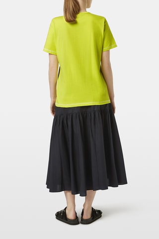 T-shirt regular en coton biologique - Vert citron