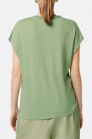 T-shirt en lin - Vert