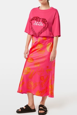 T-shirt oversize - Rose