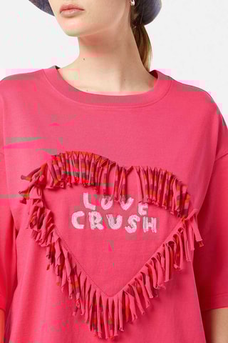 T-shirt oversize - Rose