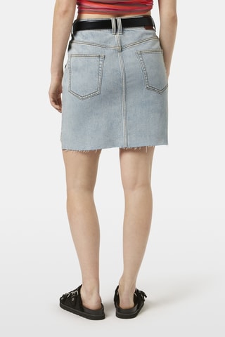 Jupe droite en jean - Bleu clair