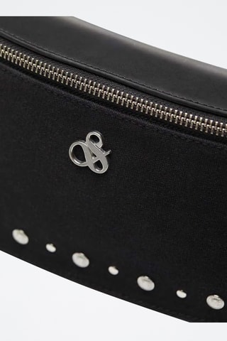 Sac banane en cuir - Noir