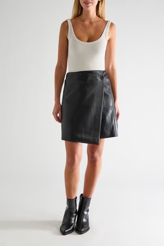 Jupe portefeuille - Noir