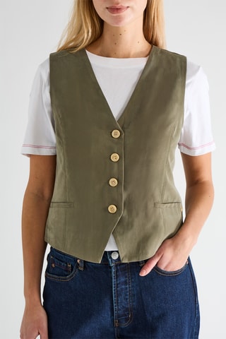 Gilet de costume - Kaki