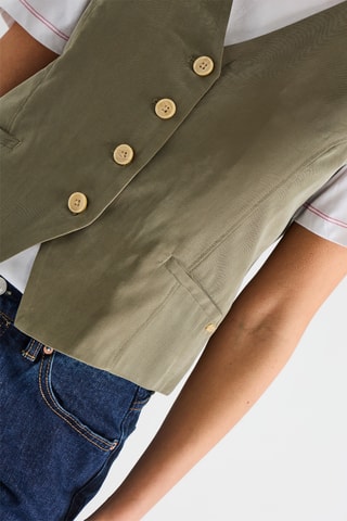 Gilet de costume - Kaki