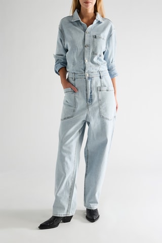 Combinaison en jean - Bleu clair