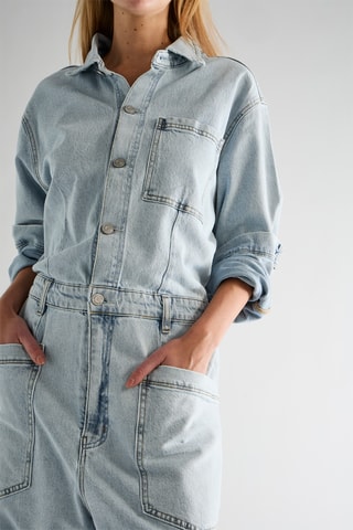 Combinaison en jean - Bleu clair