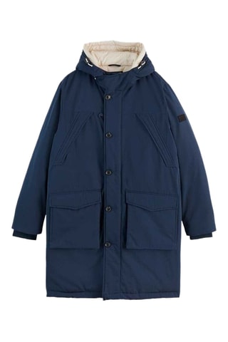 Parka à capuche - Bleu marine