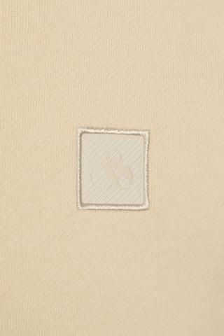 Sweat regular en coton biologique - Beige