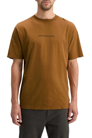 T-shirt relaxed - Moutarde