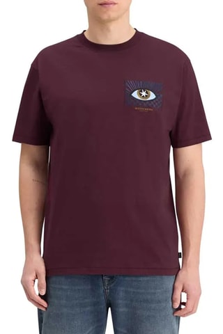 T-shirt relaxed - Bordeaux