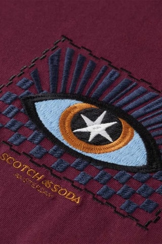 T-shirt relaxed - Bordeaux