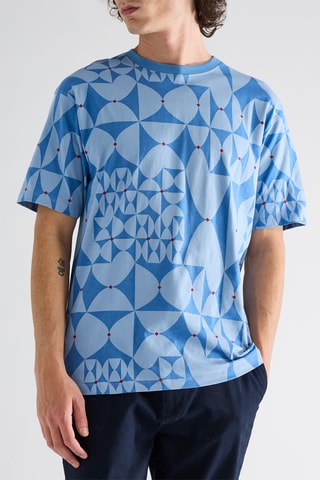 T-shirt en coton biologique - Bleu clair
