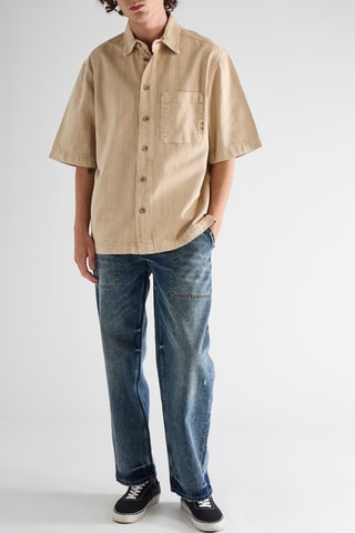 Chemise en jean - Beige