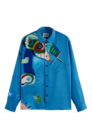 Chemise relaxed - Bleu marine