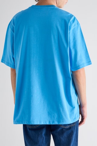 T-shirt en coton biologique - Bleu