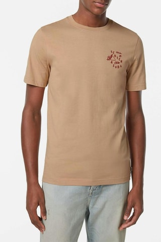 T-shirt regular - Marron clair
