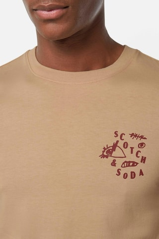 T-shirt regular - Marron clair