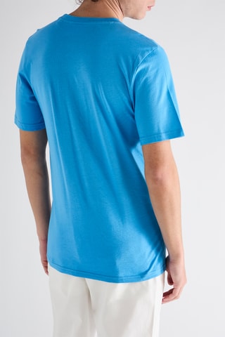 T-shirt en coton biologique - Bleu clair et rose