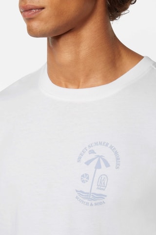 T-shirt regular en coton biologique - Blanc