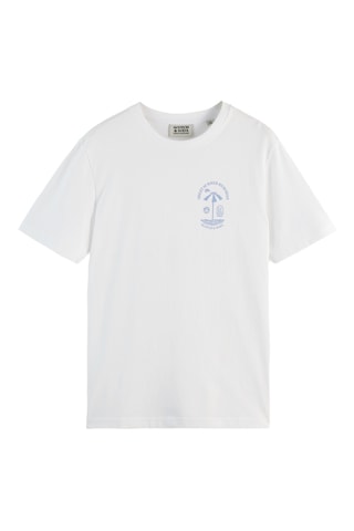 T-shirt regular en coton biologique - Blanc