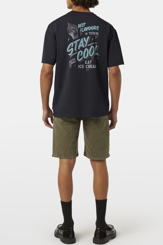 T-shirt relaxed - Noir