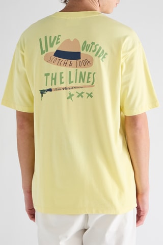 T-shirt en coton biologique - Jaune