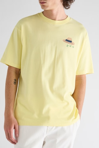 T-shirt en coton biologique - Jaune