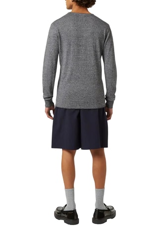 Pull relaxed en lin - Gris