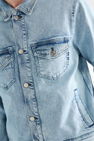 Veste en jean - Bleu clair