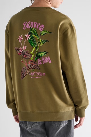 Sweat en coton biologique - Beige foncé