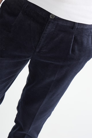 Pantalon en velours - Bleu marine