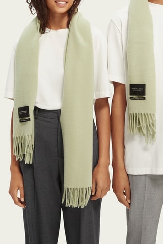 Echarpe en laine vierge - Vert clair