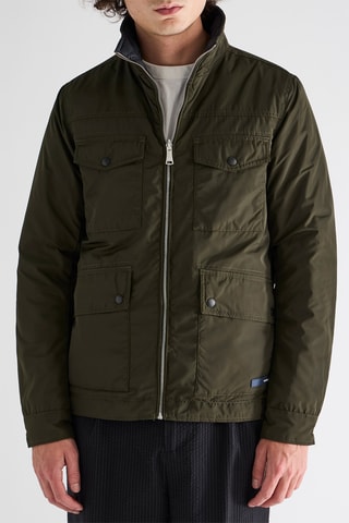 Veste réversible - Vert et bleu marine