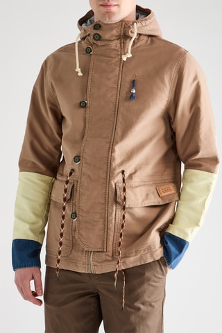 Parka en coton biologique - Marron