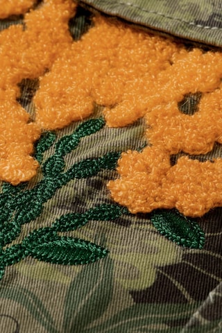 Veste regular en coton biologique - Vert