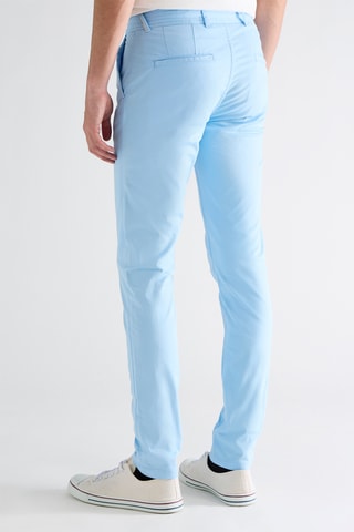Chino en coton biologique - Bleu clair