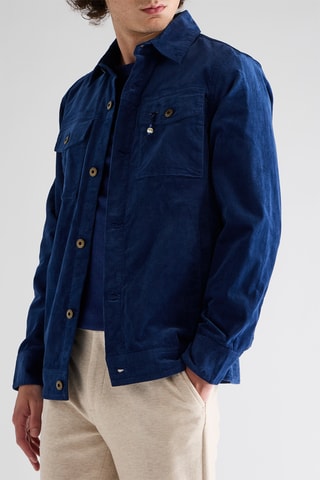 Veste en coton biologique - Bleu