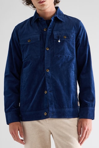 Veste en coton biologique - Bleu