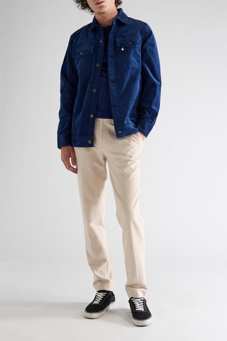 Veste en coton biologique - Bleu