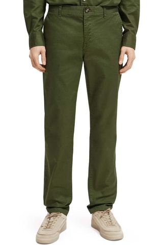 Chino slim en coton biologique - Kaki