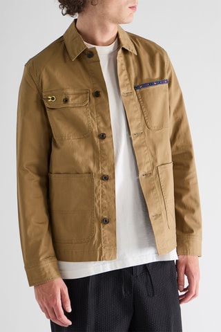 Veste en coton biologique - Marron