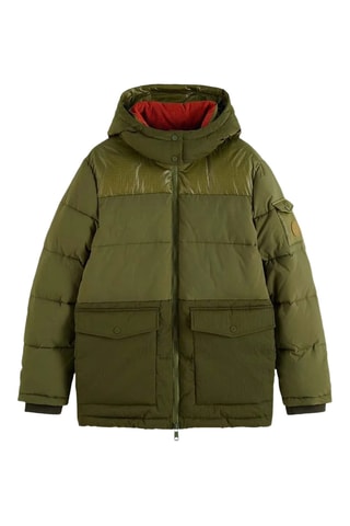 Doudoune à capuche - Vert