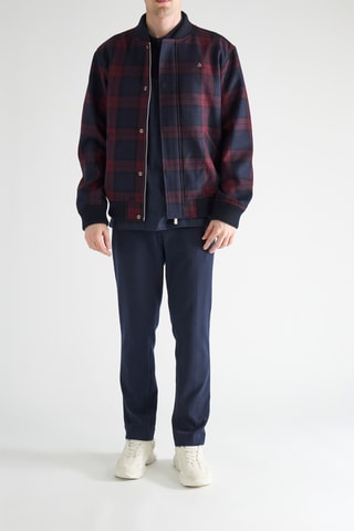 Blouson en laine - Bleu