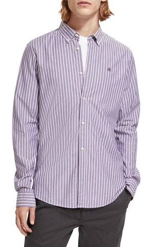 Chemise en coton biologique - Violet