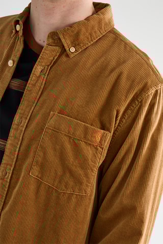 Chemise en velours - Marron