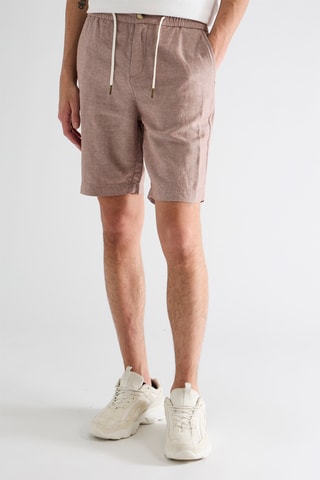 Short en lin - Vieux rose