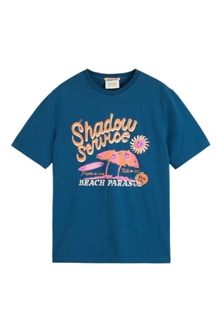 T-shirt regular - Bleu foncé