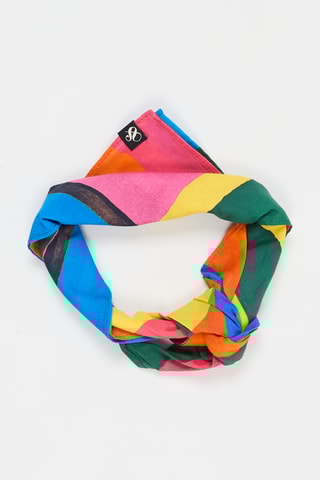 Echarpe - Fuchsia et vert