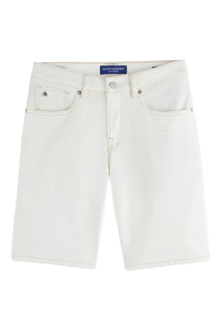 Short regular en jean - Blanc